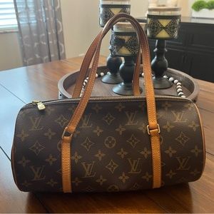 Louis Vuitton Papillon Handbag Monogram Canvas 30